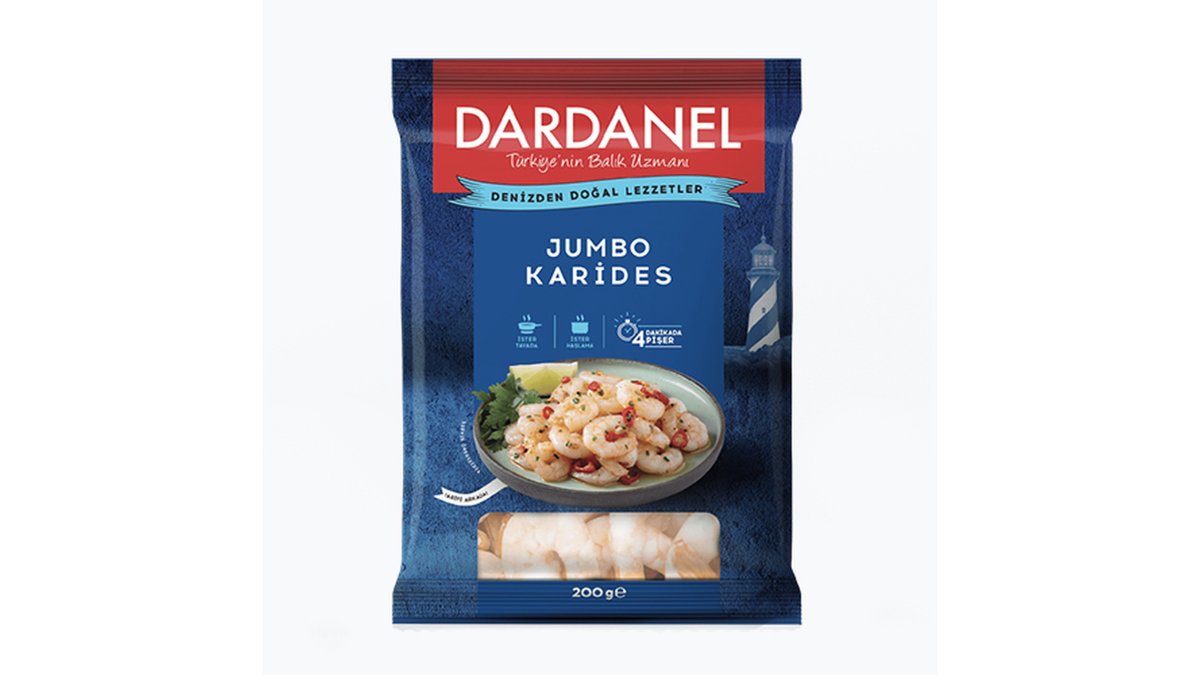 Dardanel ყინული კრევეტები Large (200 g)