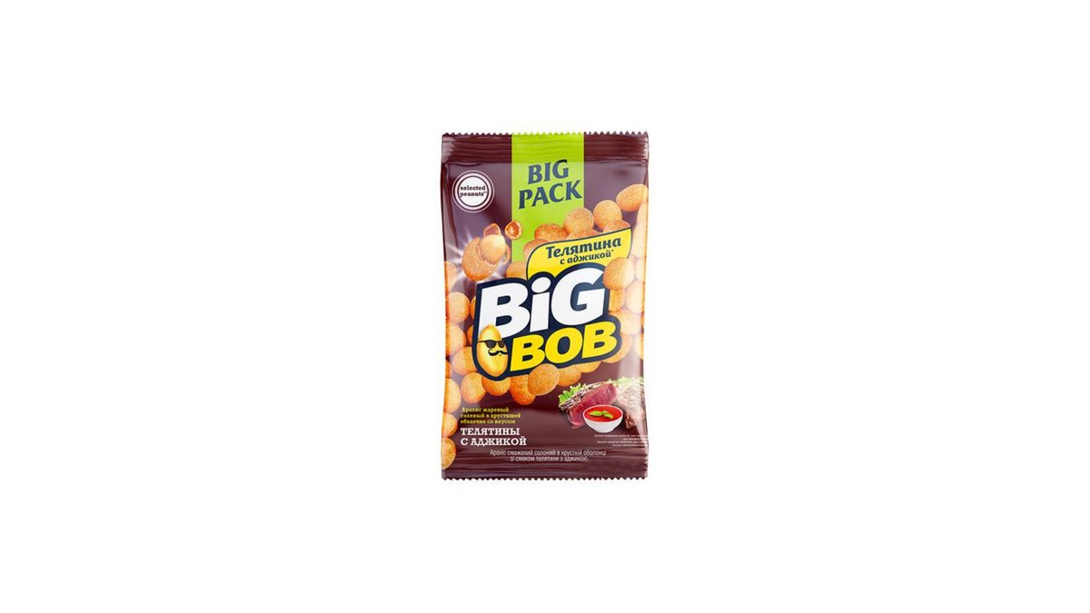 ბიგ ბობ Орехи beef and adjika flavor (90 g)