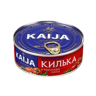 კაიჯა Canned Fish კილკა ტომატში (240 გ)