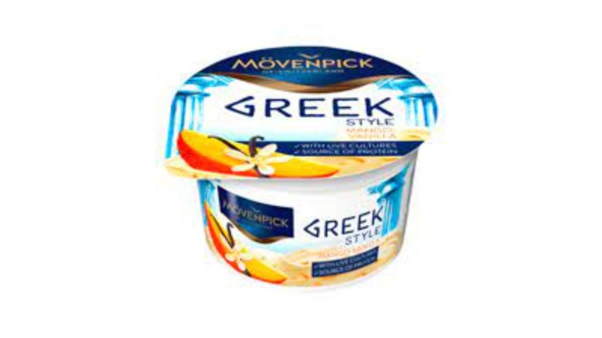 Movenpik იოგურტი Greek With mango and vanilla (100 g)