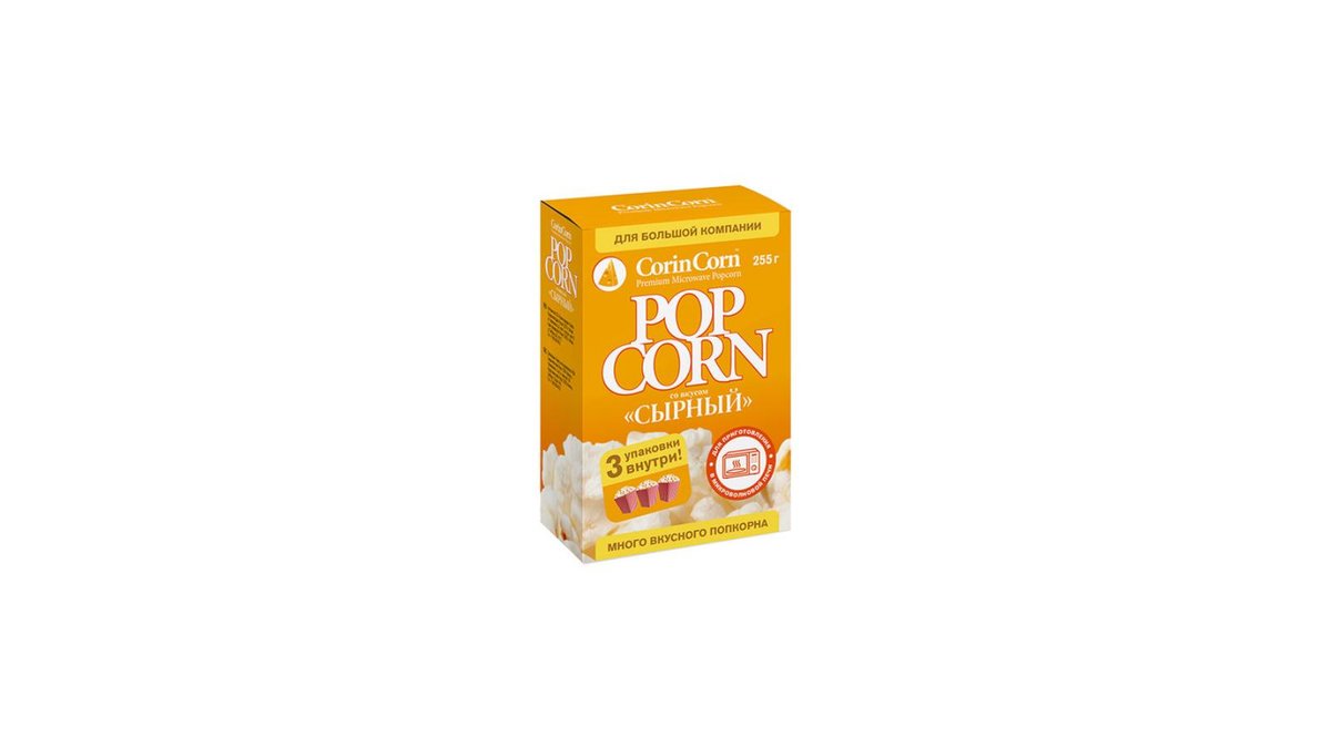 CORIN Попкорн Сыр batibut microt (255 g)