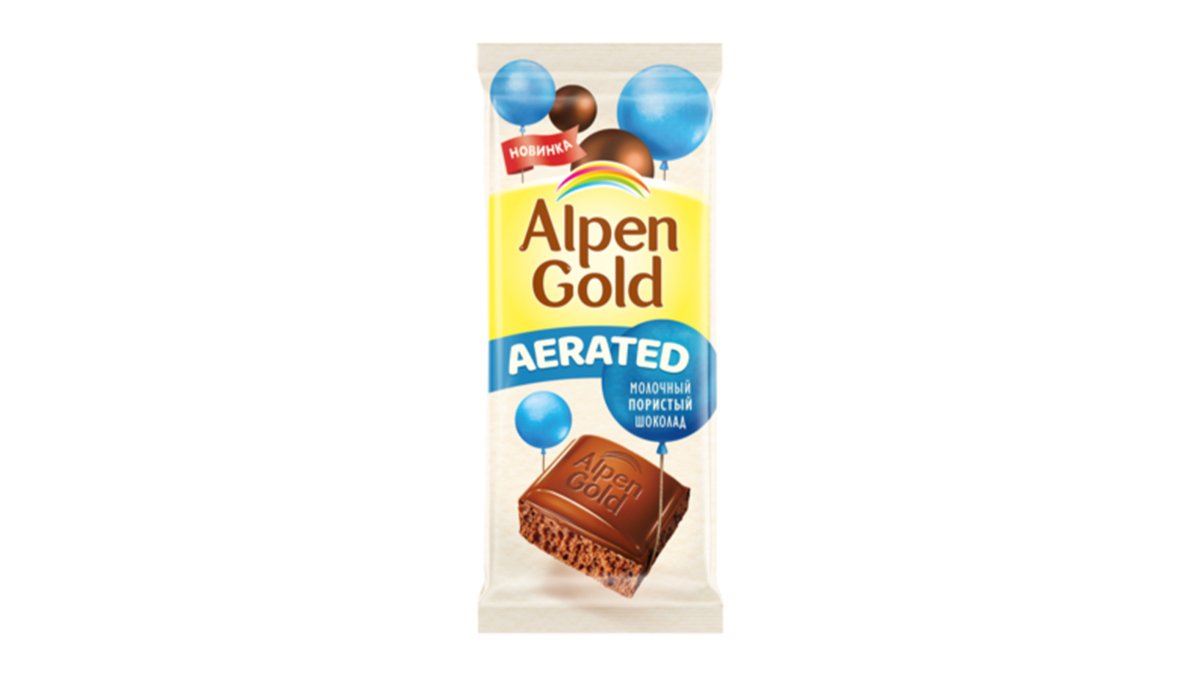 ალპენ გოლდი Chocolate porous milk chocolate (80 gr)