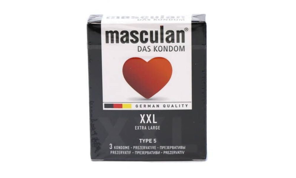 Masculine Презервативы Black XXL (3 pcs)