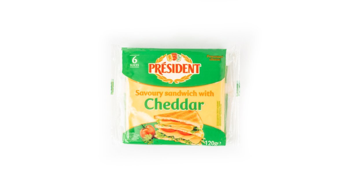 President cheese cheddar (120 g)