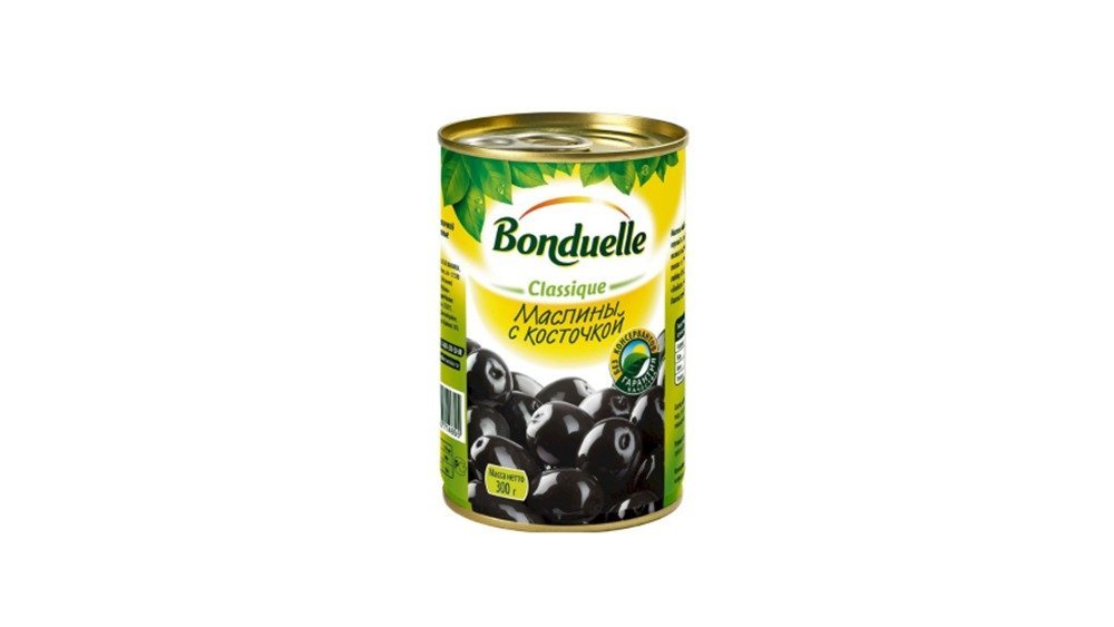 Bonduel Black Olives with Kurki (314 ml)