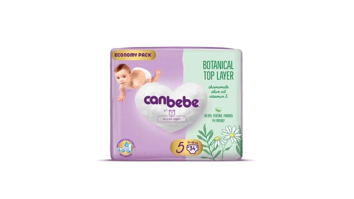 ქანბებე Hygiene Product Botani TOP (34 pcs)