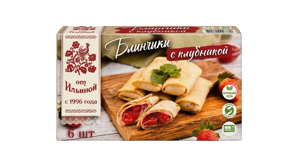 Ot Illinois Блинчик with strawberries (360 გ)