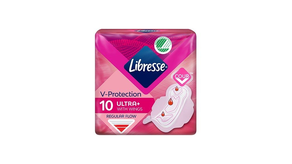 LIBRESSE Sanitary Napkin Ultra Invisible Normal (10 pcs)