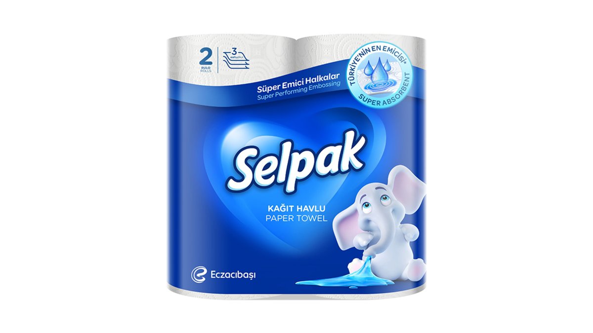 Selpak paper towel 3 sheets (2 pcs)