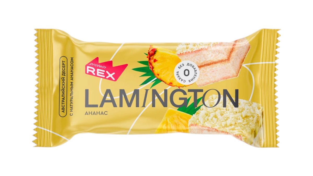 REX Protein Bar Lamington Pineapple (50 g)