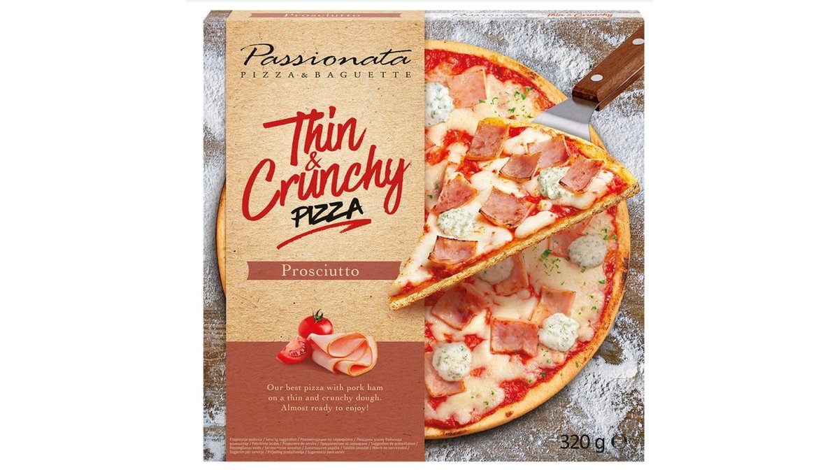 Iglotex Pizza Slices prosciutto ham (320 g)