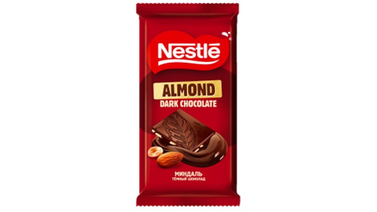 ნესტლე Chocolate dark chocolate with almonds (82 g)