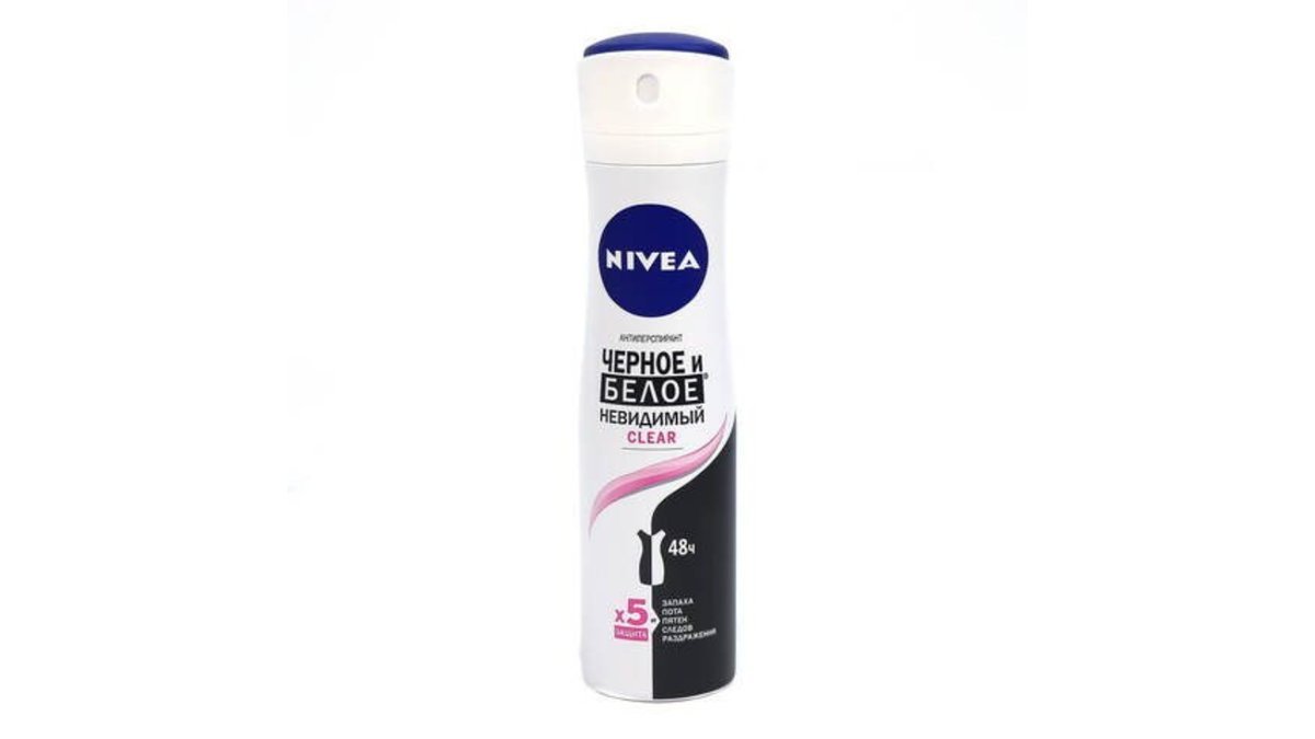 Nivea Антиперспирант Invisible Black&White (150 ml)