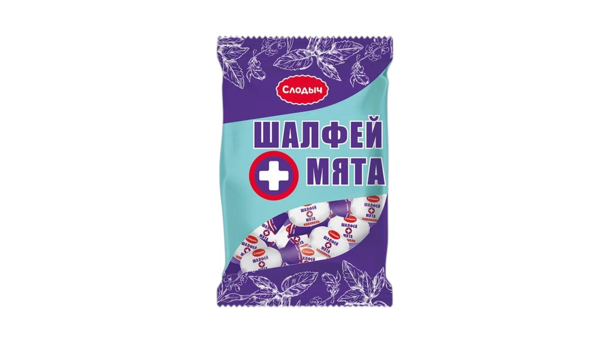 სლოდიჩ candy Sage-Mint (200 g)