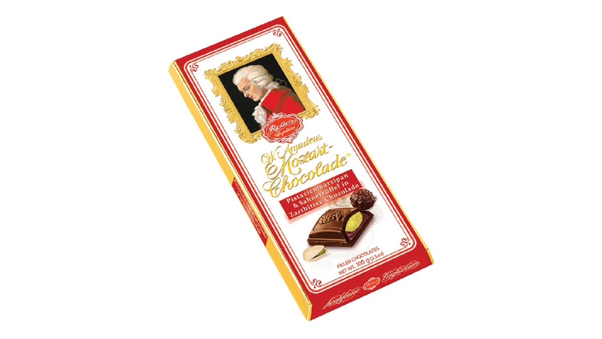 Reber Шоколад dark chocolate with pistachio marzipan (1000 g)