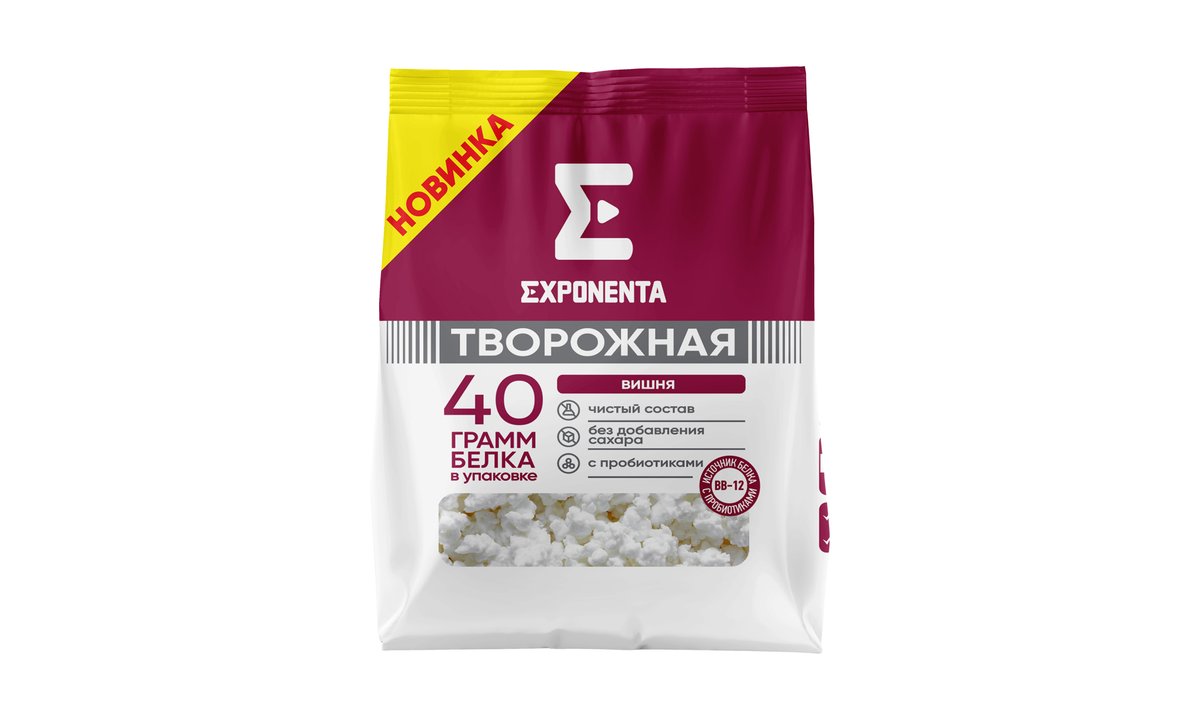 Exponenta ხაჭო cherry flavor (250 გ)