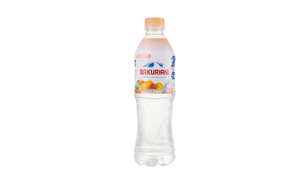 Bakuriani უგაზო წყალ  ი peach taste (0.5 ml)