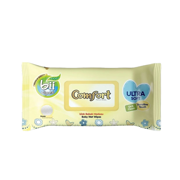 კომფორტი სველი ხელსახოცები (72 pcs)