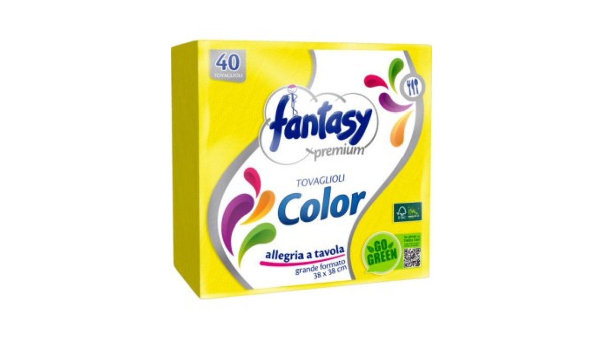 Fantasy Napkin Yellow (40 pcs)