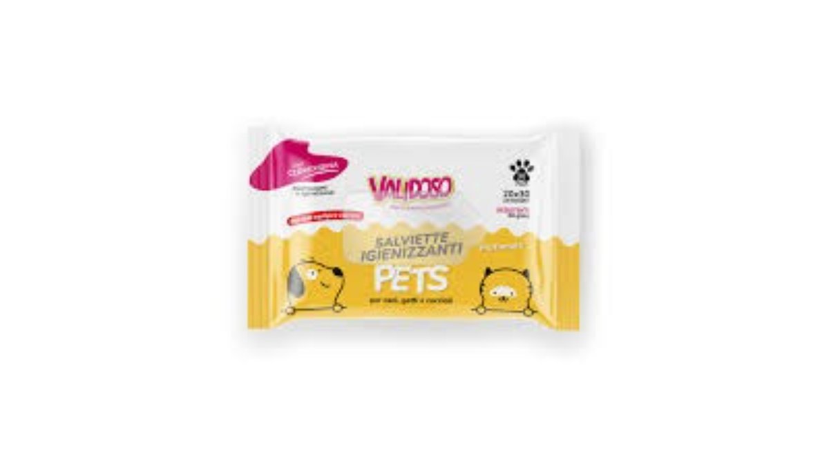 VALIDOSO Animal Wet Wipes სველი სალფეტკები (30 pcs)
