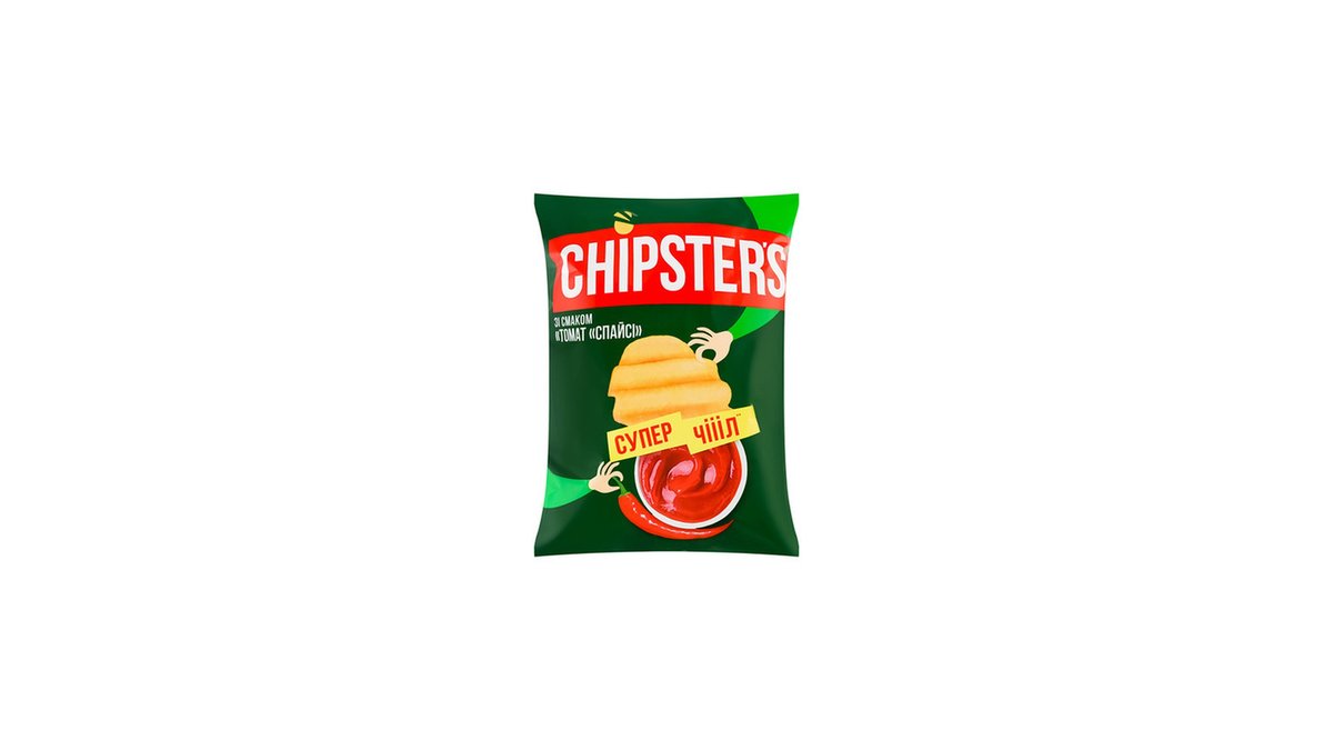 CHIPSTERS Чипсы Spicy (100 g)