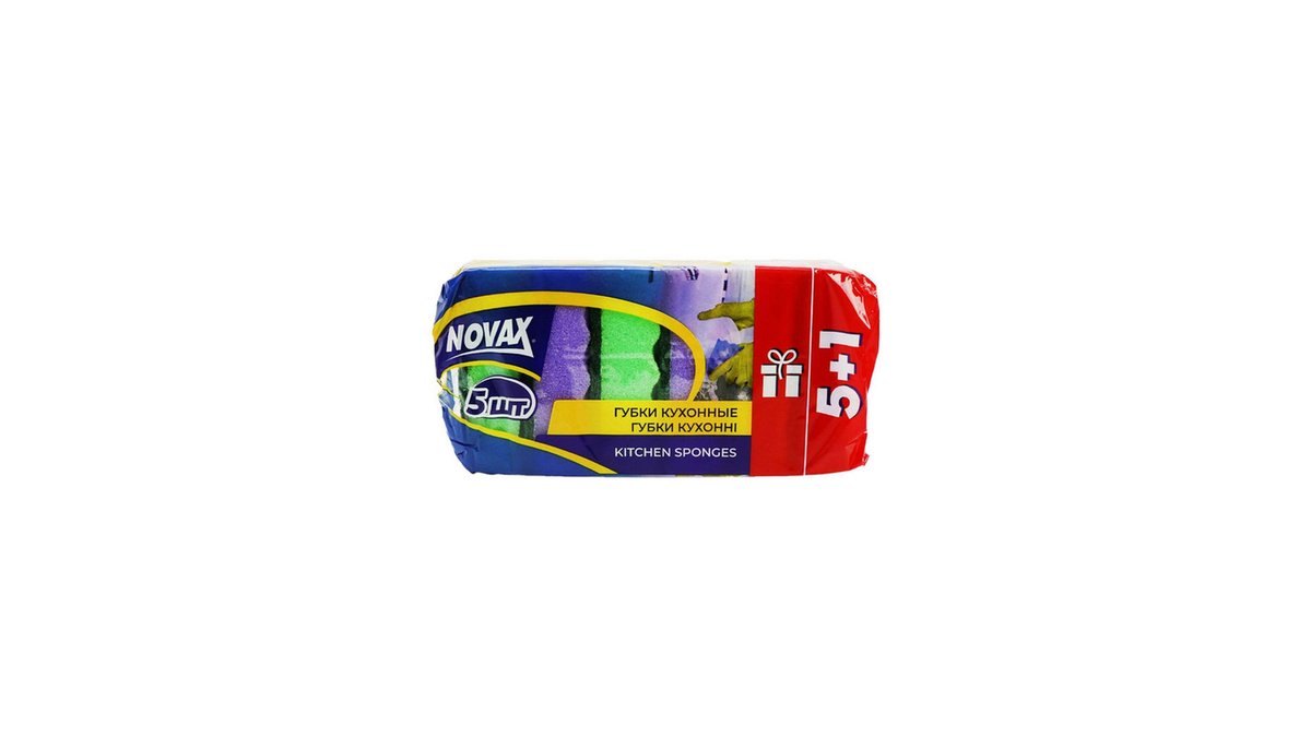 ნოვაქსი Губка для мы тья (5 pcs)