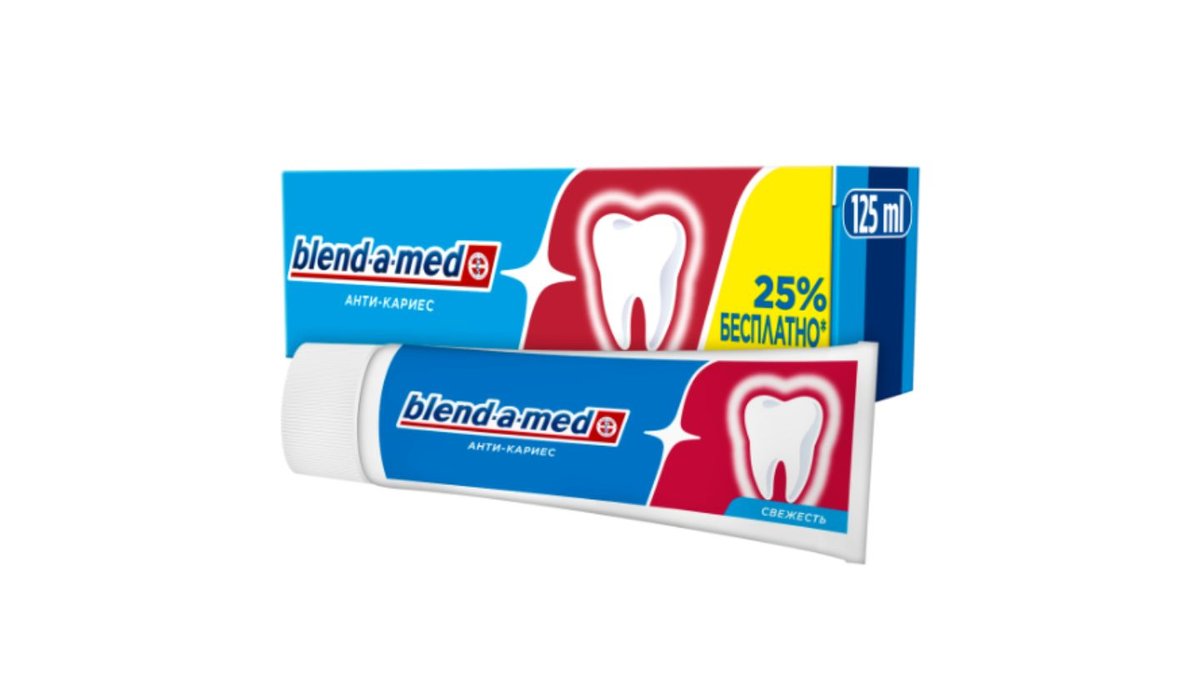 Blendamed კბილის პასტა Fresh Menthol (125 ml)