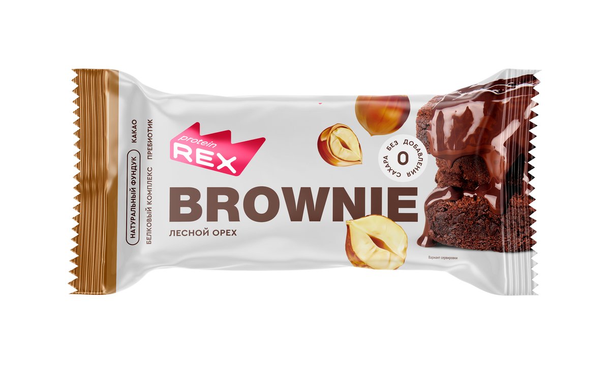 REX Печенье Brownie with hazelnuts (50 g)