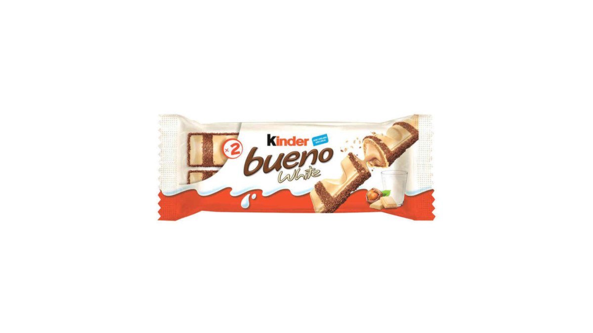 Kinder конфета Children's biscuits with white chocolate (43 g)