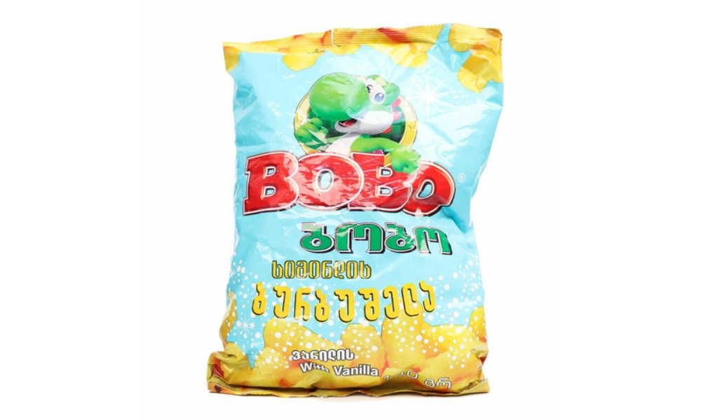 Bobo პოპკორნი vanilla flavor