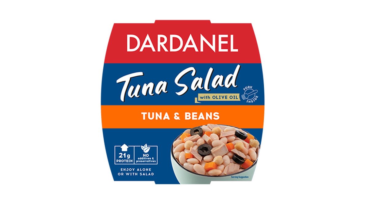 Dardanel рыба Tuna salad with beans (160 g)