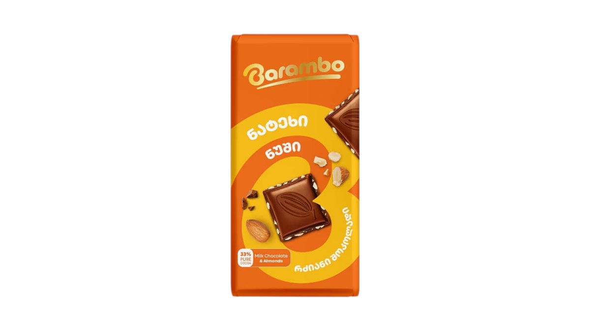 Barambo Шоколад slivered almonds (83 g)