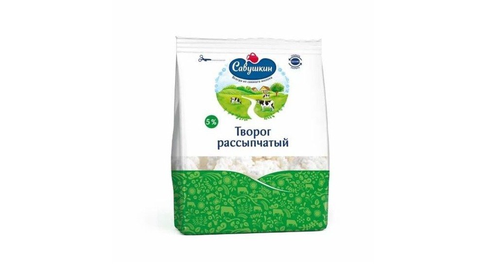 სავუშკინ сыр ფხვიერი 5% (350 g)
