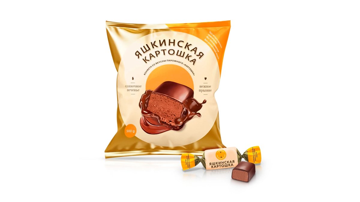 Yashkinskaya კანფეტი Kartoshka (500 g)