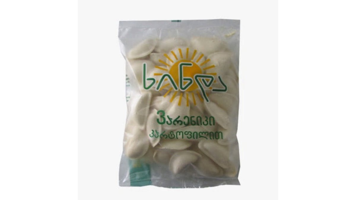 Khinda vareniki with potatoes