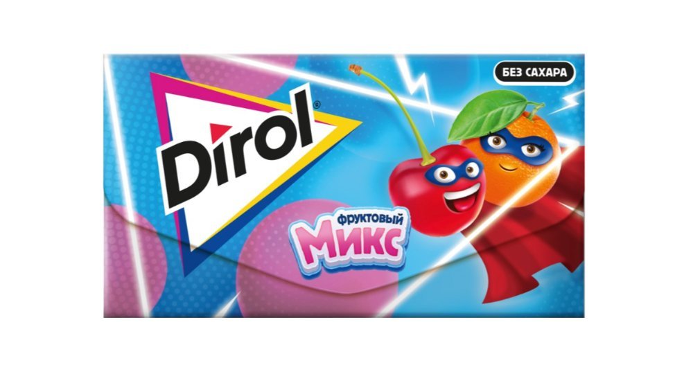 Diroli жевательная резинка Fruit Assortment (13.5 g)