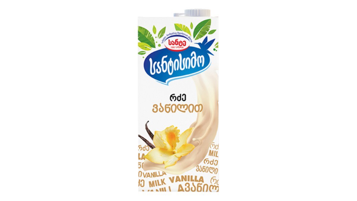 სანტისიმო რძე vanilla 2% (1 ლ)