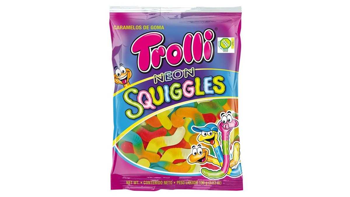 Trolli კანფეტი Worms (100 g)