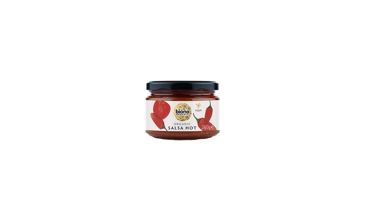Biona ვეგანური სალსა Spicy Vegan (260 g)
