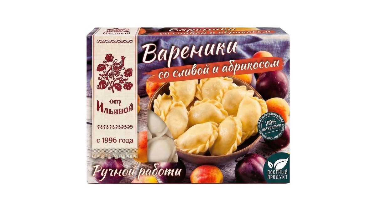 გირცი ნაყინი mit Pflaumen und Aprikosen (400 g)