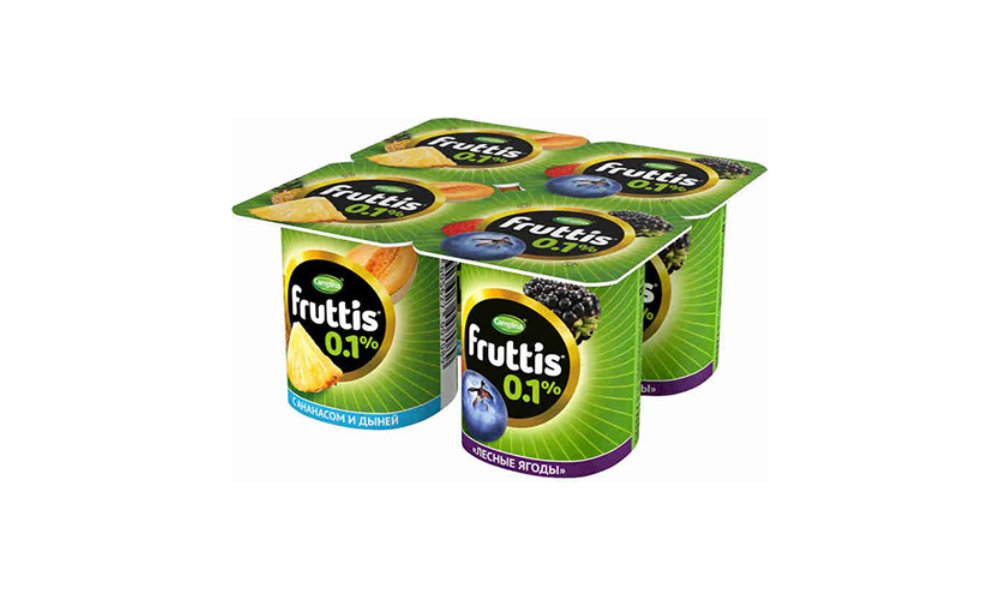 Frutis Milk Dessert light pineapple/melon/berry (110 g)