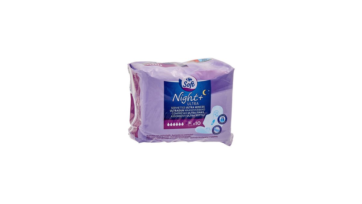 CRF Sanitary Napkin night (10 pcs)
