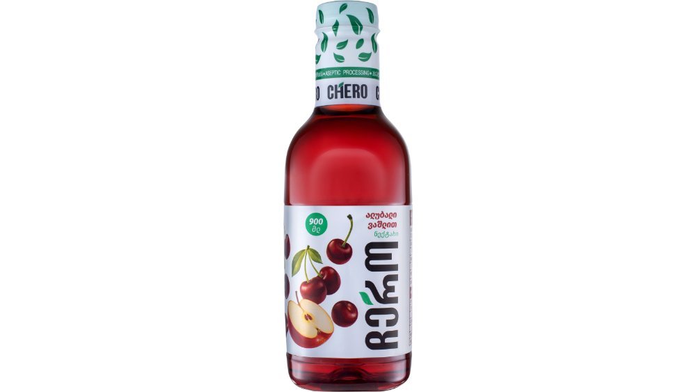 Chero წვენი cherry and apple (0.9 l)