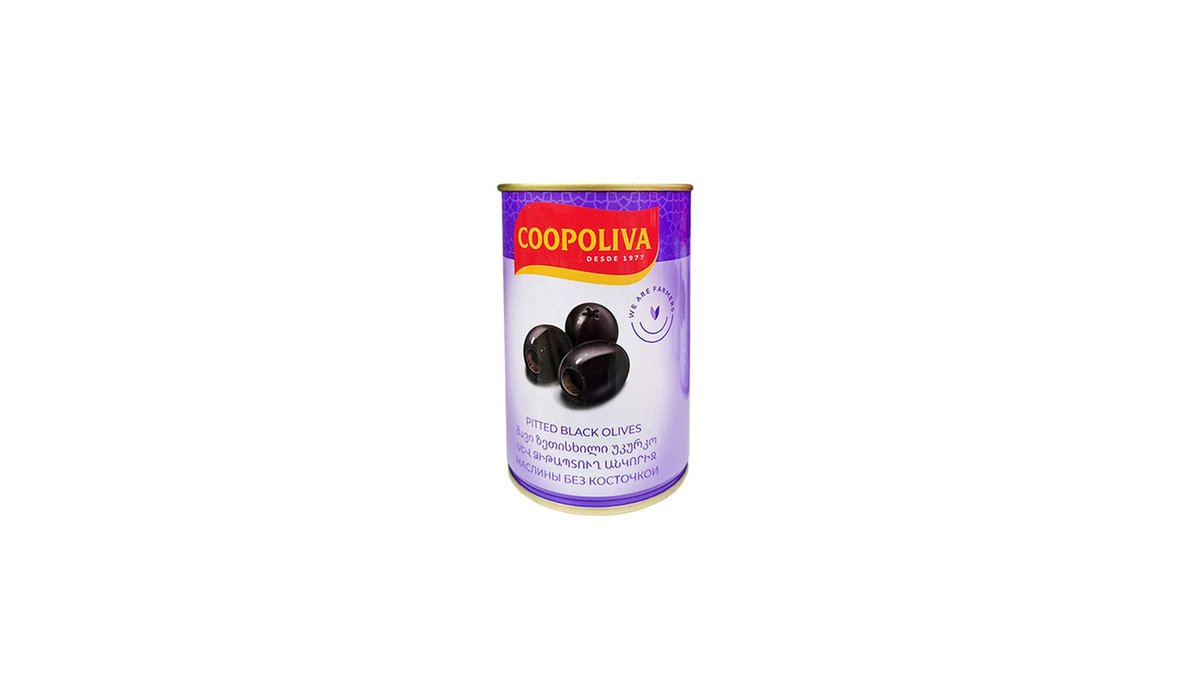 Kopoliva Black Olives without skin (425 ml)