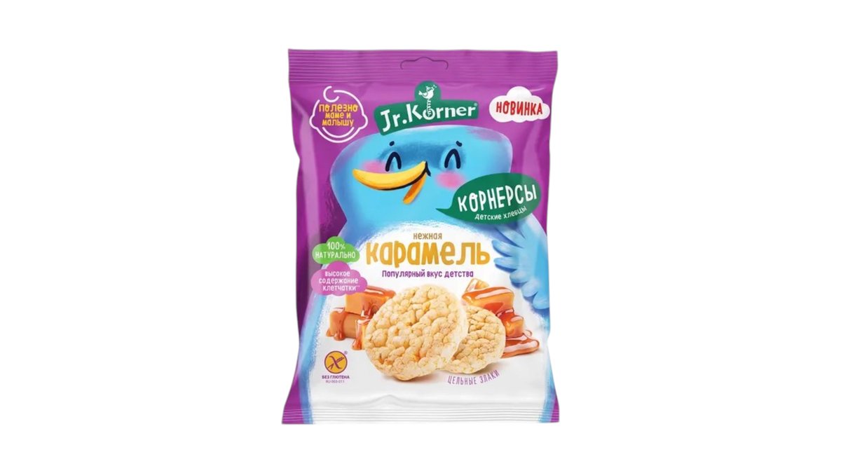 Dr.Körner ხორბლის ხრაშუნა პური with Caramel (30 g)