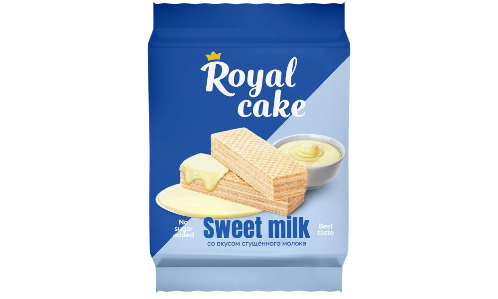 Royal Cake სნექ-ბარი სორბიტზე შესქელებული რძით (120 g)