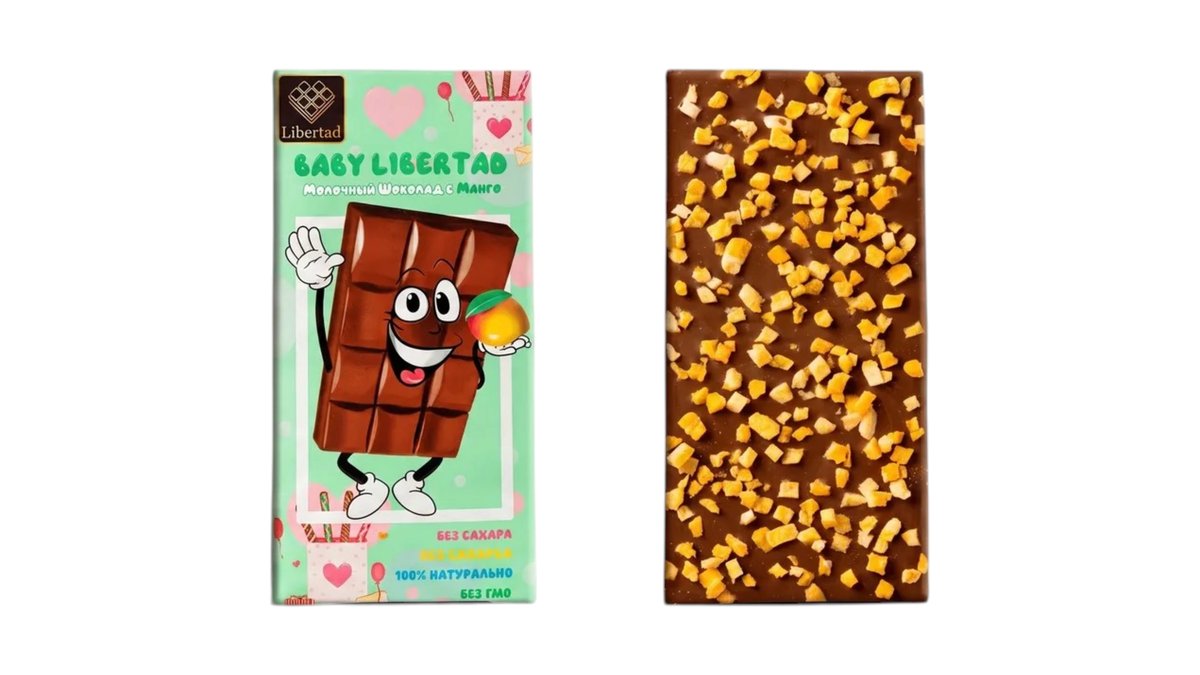 Baby Libertad Chocolate sugar-free with mango (65 g)