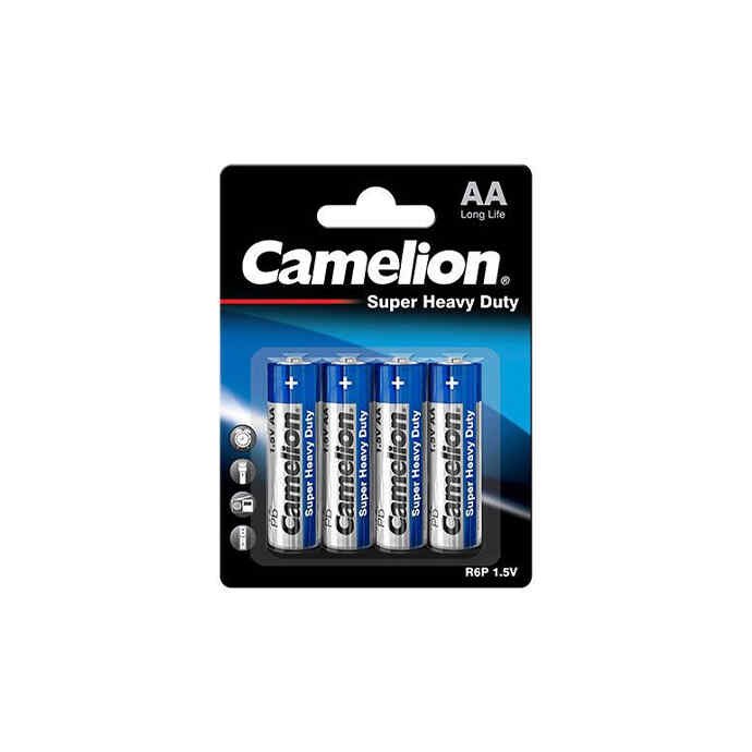 ელემენტი Alkaline Battery AA Super Heavy Blue (4 pcs)