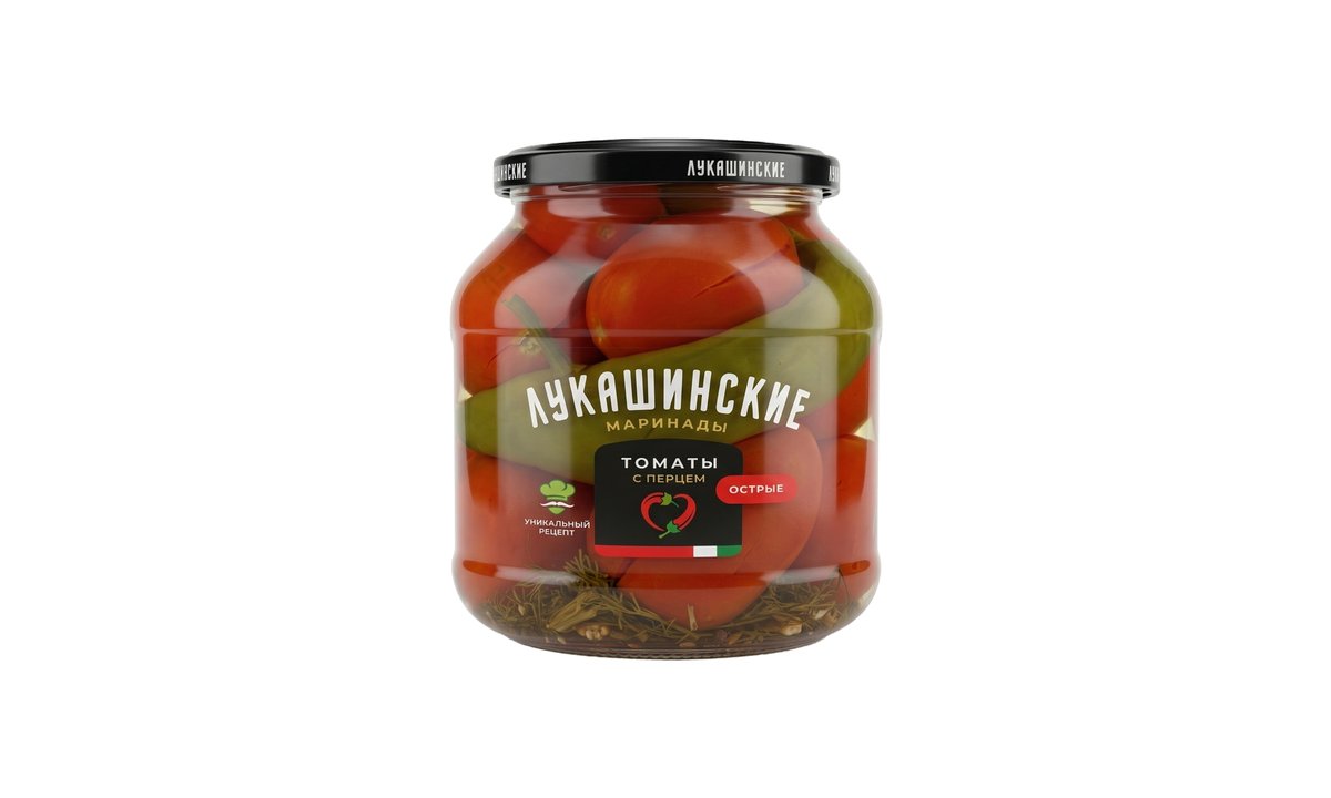 Lukashinskiye Пюре помидоров hot pepper (670 g)