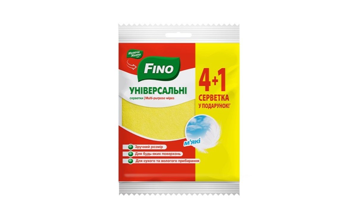 Fino უნივერსალური ქსოვილი (4 pcs)
